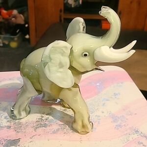 Italian Blown Glass Elephant